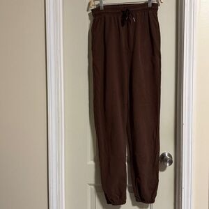 Brown Jogger Pants no brand size S